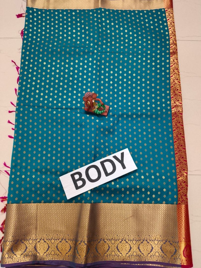 Imitation Silk Saree - Image 2