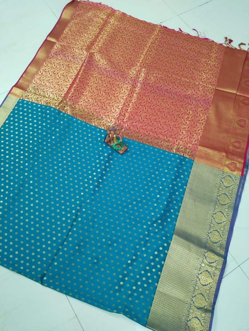 Imitation Silk Saree - Image 5